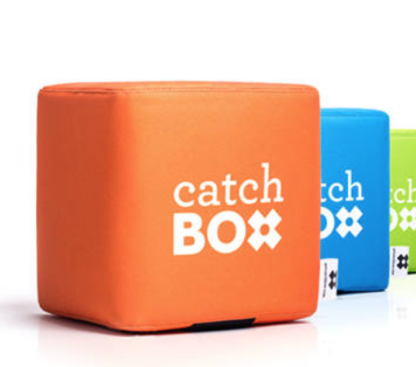 The CatchBox microphone